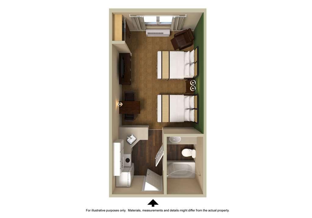 Extended Stay America Suites - Indianapolis - Castleton Værelse billede